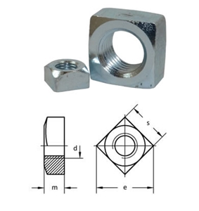 DIN 557 SQUARE NUT