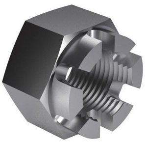 DIN 935 HEXAGON CASTLE NUT