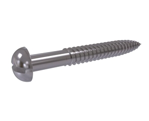 DIN 96 SLOTTED ROUND HEAD WOOD SCREWS