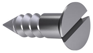 DIN 97 SLOTTED COUNTERSUNK FLAT HEAD WOOD SCREWS